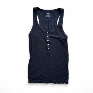 aerie black Tank top